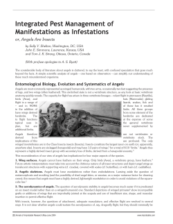 Integrated Pest Management of Manifestations as Infestations