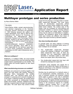 Multilayer PCBs Multilayer PCBs in Prototyping and Production by