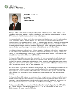 JEFFREY A. SYKES