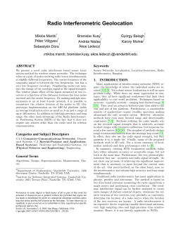 Radio Interferometric Geolocation