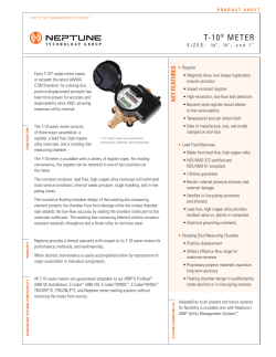 t-10&reg; meter - Neptune Technology Group