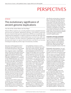PersPecTives - Bioinformatics and Systems Biology