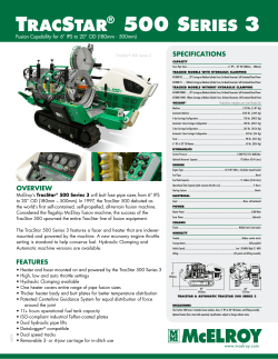 TracStar 500 Series 3 Spec Sheet