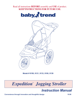 Expedition Jogging Stroller