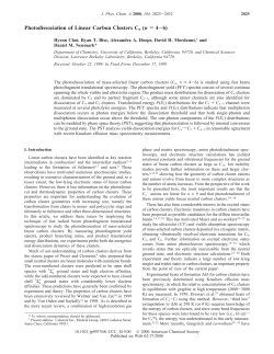 Photodissociation of Linear Carbon Clusters Cn (n = 4&minus;6)