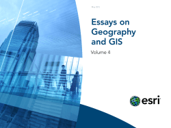 Essays on Geography and GIS, Vol. 4