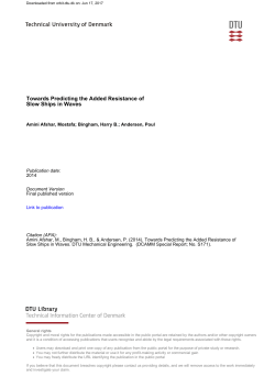 Towards Predicting the Added Resistance of Slow Ships