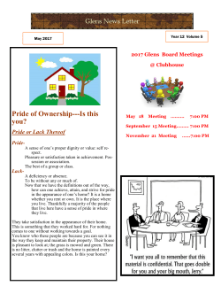 Pride of Ownership---Is this you?