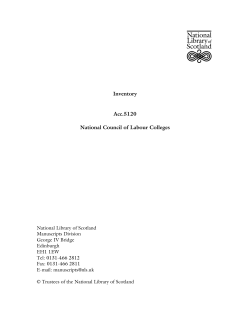 Acc.5120 - National Library of Scotland