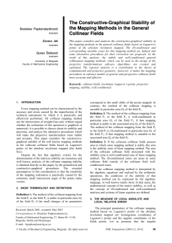 The constructive and numerical stability of the collocal collinear
