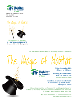 The Magic of Habitat - Habitat For Humanity Illinois