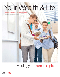 Valuing your human capital