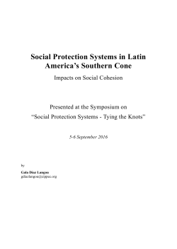 Social Protection Systems in Latin America`s Southern Cone