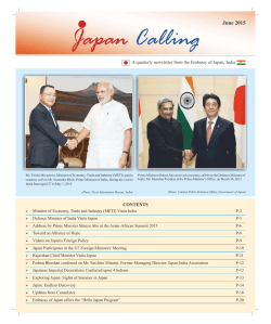 June 2015 - Embassy of Japan in India