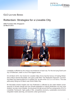 read more - Centre for Liveable Cities