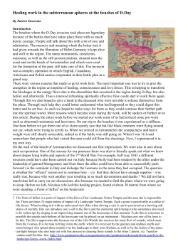 Helend Ondersferenwerk bij de stranden van D-Day