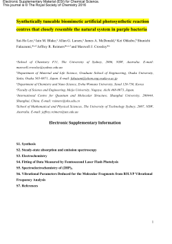 Supplementary Information - Royal Society of Chemistry