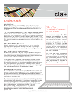 Student Guide - Council for Aid to Education