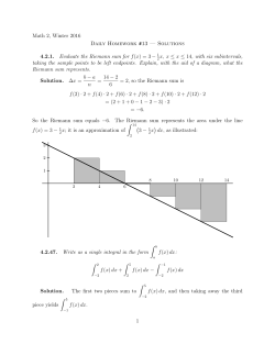 Solutions - Dartmouth Math Home