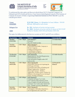 To understand the nitty-gritty and discuss in detail about NCLT
