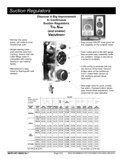 Suction Regulators