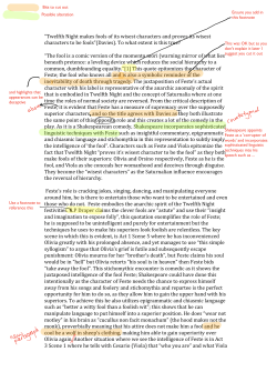 &ldquo;Twelfth Night makes fools of its wisest characters and proves its