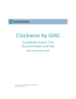 Clockwise by GHG