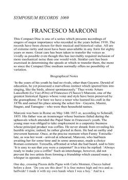 francesco marconi - Naxos Music Library