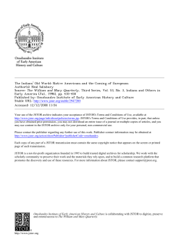 Neil Salisbury: The Indians` Old World: Native Americans and the