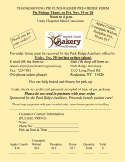 PIE SALE FORM