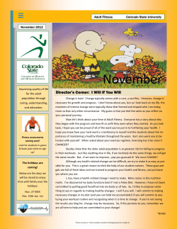November 2013 - Colorado State University