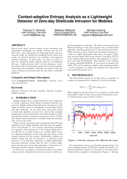 Context-adaptive Entropy Analysis as a Lightweight Detector of Zero