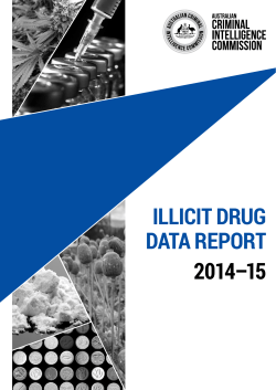 illicit drug data report 2014&ndash;15 - Australian Criminal Intelligence