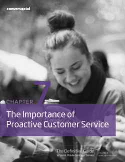 The Importance of Proactive Customer Service