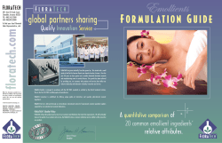 Emollients Brochure