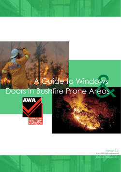 A Guide to Windows Doors in Bushfire Prone Areas