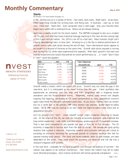 commentary - Nvest Wealth Strategies