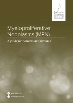 Myeloproliferative Neoplasms (MPN)