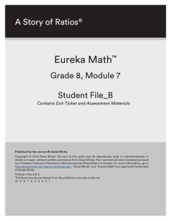 Module 7 Exit Tickets