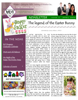 The legend of the Easter Bunny
