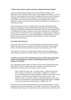 1. What is the extent to which Canada has adopted the Nordic Model