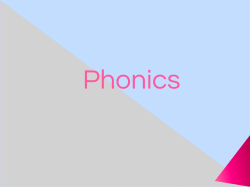 Phonics Presentation November 2015