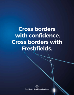 Cross borders with confidence Brochure
