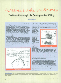 Scribbles, labels, and stories