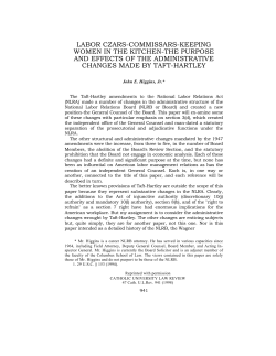 labor czars-commissars-keeping women in the kitchen