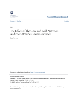 The Effects of The Cove and Bold Native on