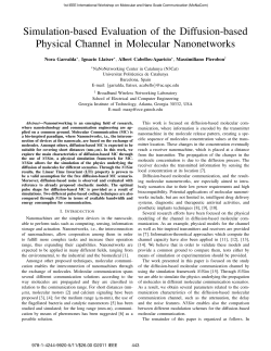 Simulation-based Evaluation of the Diffusion