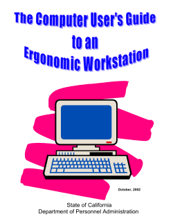 State of California Department of Personnel - AFD