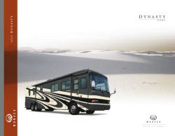 RV brochure - Sylvan Lake RV