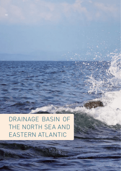 Drainage basins of the North Sea and Eastern Atlantic